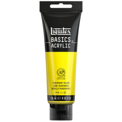Liquitex Basics 118ml Acrylic 045 Transparent Yello