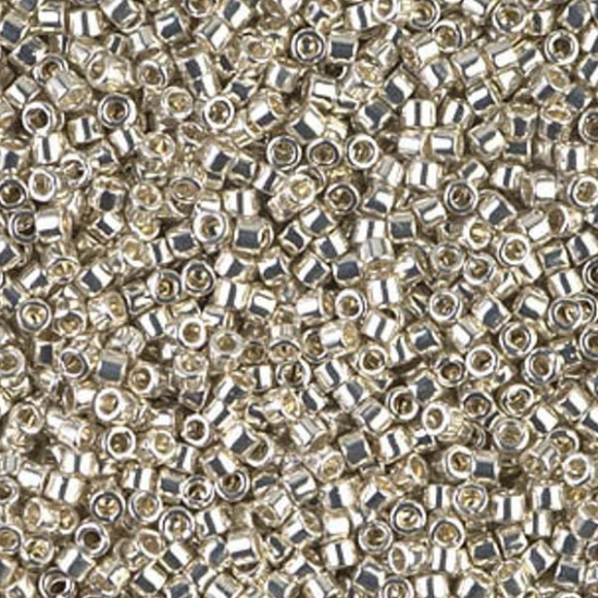 Miyuki Delica 11/0 DB0035 Galvanized Silver