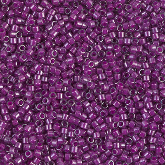 Miyuki Delica 11/0 DB0281  Lined Pale Magenta Luster