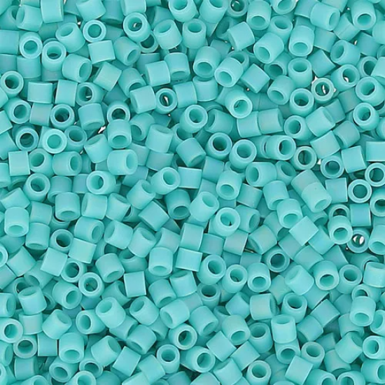 Miyuki Delica 11/0 DB0878  Opaque Turquoise AB Matted