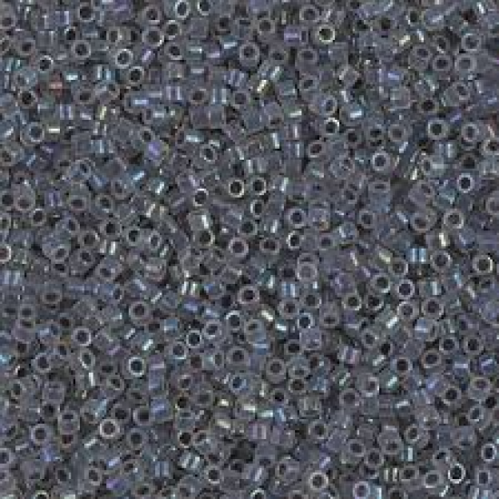 Miyuki Delica 11/0 DB1774 Grey Lined Opal AB