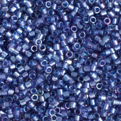 Miyuki Delica 11/0 DB2386 Fancy Lined Han Blue