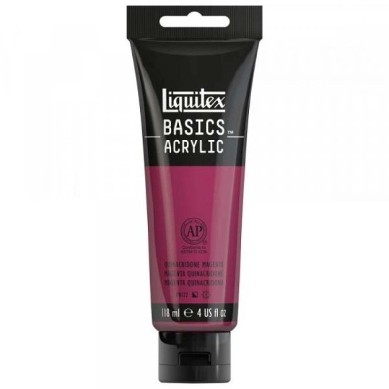 Liquitex Basics 118ml Acrylic 114 Quinacridone Magenta
