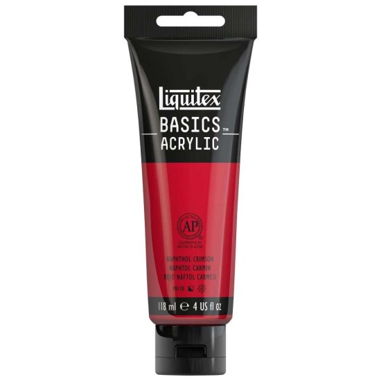 Liquitex Basics 118ml Acrylic 292 Naphthol Crimson