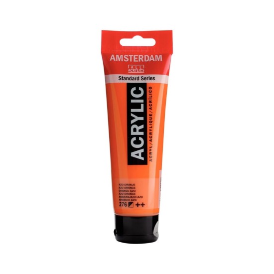 ROYAL TALENS AMSTERDAM Acrylic tube 120ml - Azo Orange 276