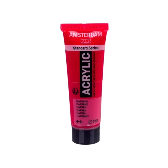 ROYAL TALENS AMSTERDAM Acrylic tube 120ml - Carmine 318