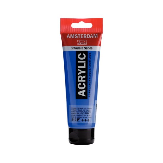ROYAL TALENS AMSTERDAM Acrylic tube 120ml - Cobalt Blue (Ultramarine) 512