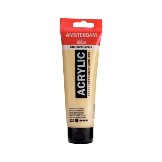 ROYAL TALENS AMSTERDAM Acrylic tube 120ml - Naples Yellow Deep 223