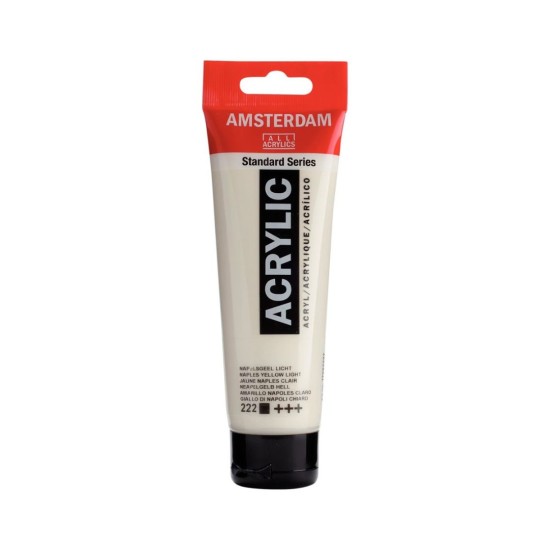 ROYAL TALENS AMSTERDAM Acrylic tube 120ml - Naples Yellow Light 222