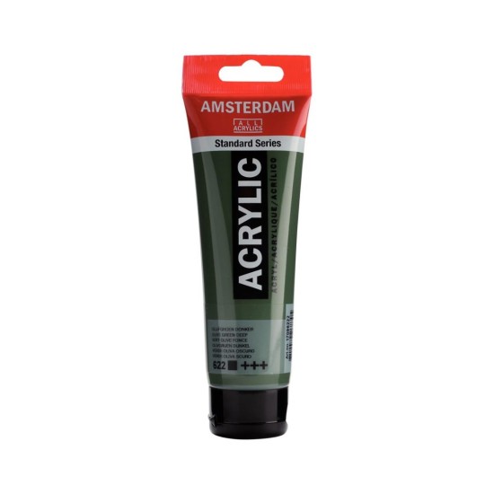ROYAL TALENS AMSTERDAM Acrylic tube 120ml - Olive Green Deep 622