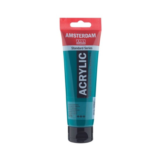 ROYAL TALENS AMSTERDAM Acrylic tube 120ml - Phthalo Green 675