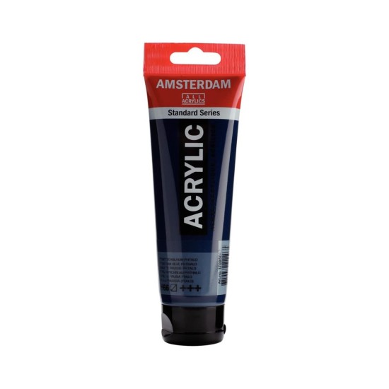ROYAL TALENS AMSTERDAM Acrylic tube 120ml - Prussian Blue (Phthalo) 566