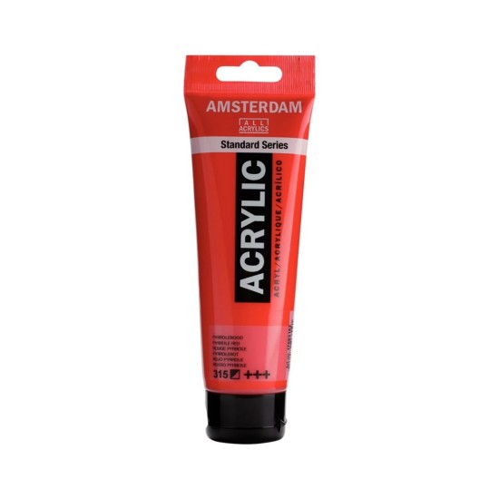 ROYAL TALENS AMSTERDAM Acrylic tube 120ml - Pyrrole Red 315