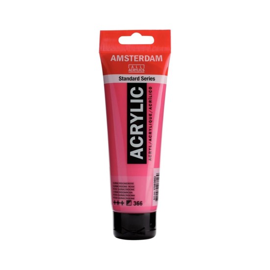 ROYAL TALENS AMSTERDAM Acrylic tube 120ml - Quinacridone Rose 366