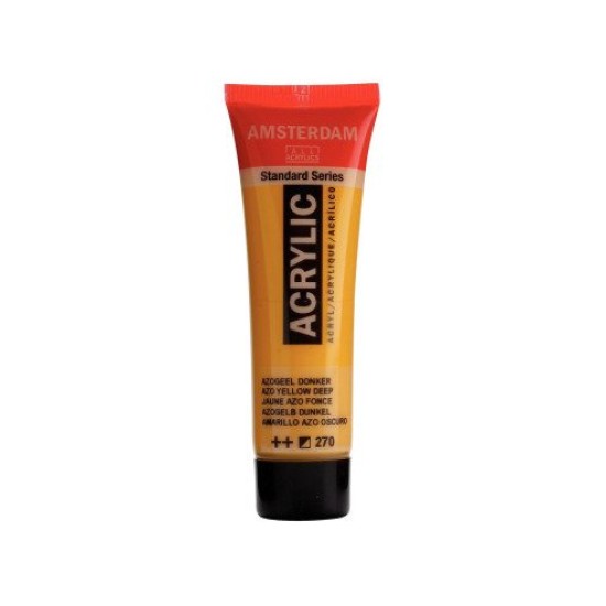 ROYAL TALENS AMSTERDAM Acrylic tube 20ml - Azo Yellow Deep 270
