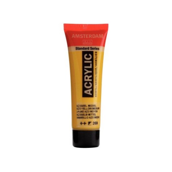 ROYAL TALENS AMSTERDAM Acrylic tube 20ml - Azo Yellow Medium 269