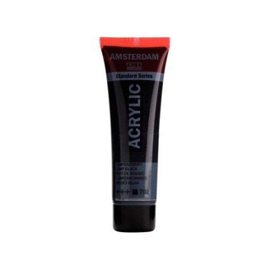 ROYAL TALENS AMSTERDAM Acrylic tube 20ml - Lamp Black 702