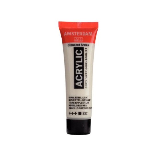 ROYAL TALENS AMSTERDAM Acrylic tube 20ml - Naples Yellow Light 222