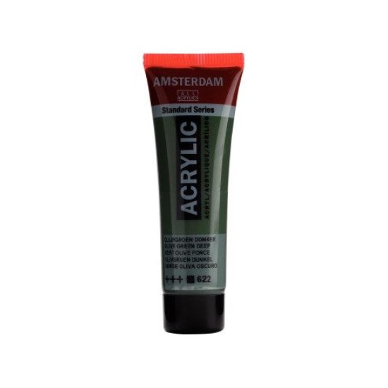 ROYAL TALENS AMSTERDAM Acrylic tube 20ml - Olive Green Deep 622