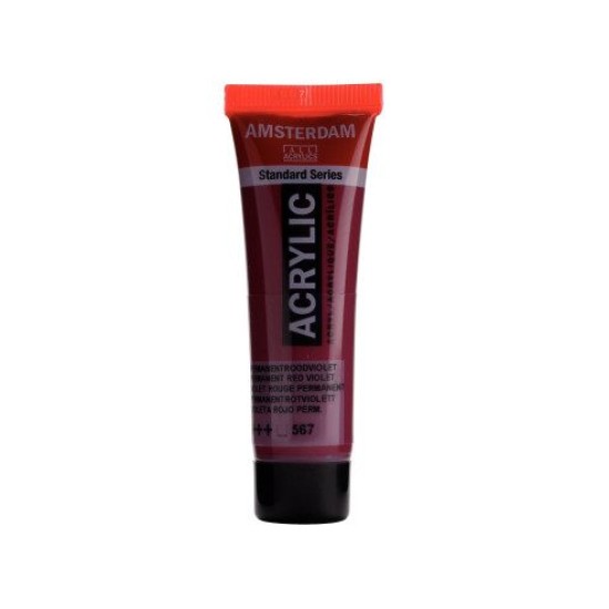 ROYAL TALENS AMSTERDAM Acrylic tube 20ml - Permanent Red Violet 567
