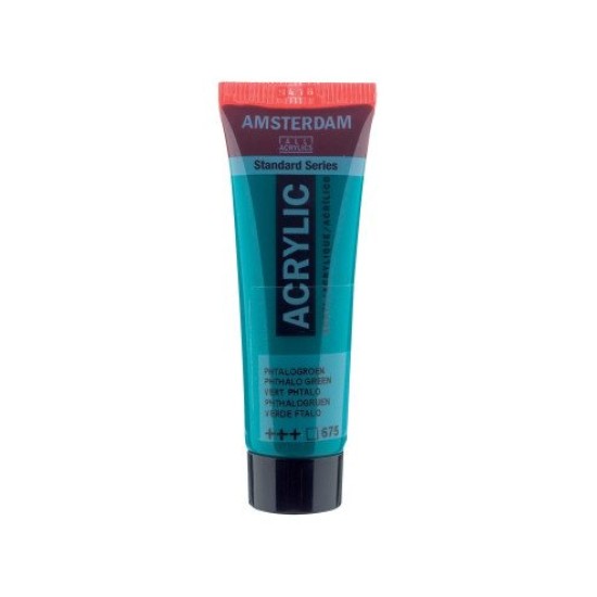 ROYAL TALENS AMSTERDAM Acrylic tube 20ml - Phthalo Green 675