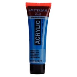 ROYAL TALENS AMSTERDAM Acrylic tube 20ml - Primary Cyan 572