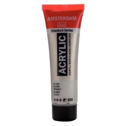 ROYAL TALENS AMSTERDAM Acrylic tube 20ml - Silver 800