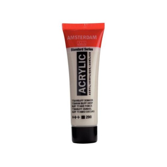 ROYAL TALENS AMSTERDAM Acrylic tube 20ml - Titanium Buff Deep 290