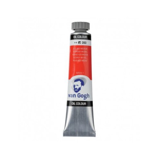 ΛΑΔΙ - AZO RED MEDIUM ( 393 ) - S1 - 20ml - VAN GOGH