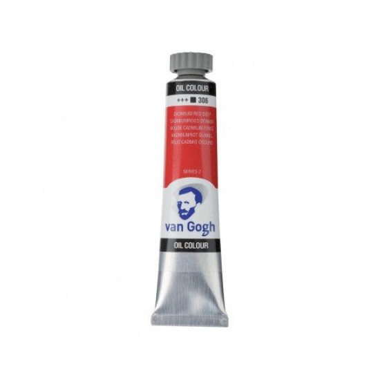 ΛΑΔΙ - CADMIUM RED DEEP ( 306 ) - S2 - 20ml - VAN GOGH