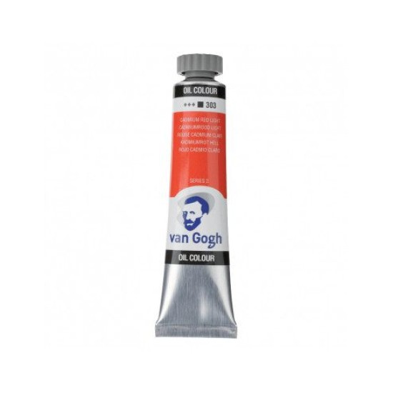 ΛΑΔΙ - CADMIUM RED LIGHT ( 303 ) - S2 - 20ml - VAN GOGH