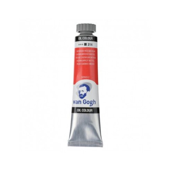 ΛΑΔΙ - CADMIUM RED MEDIUM ( 314 ) - S2 - 20ml - VAN GOGH