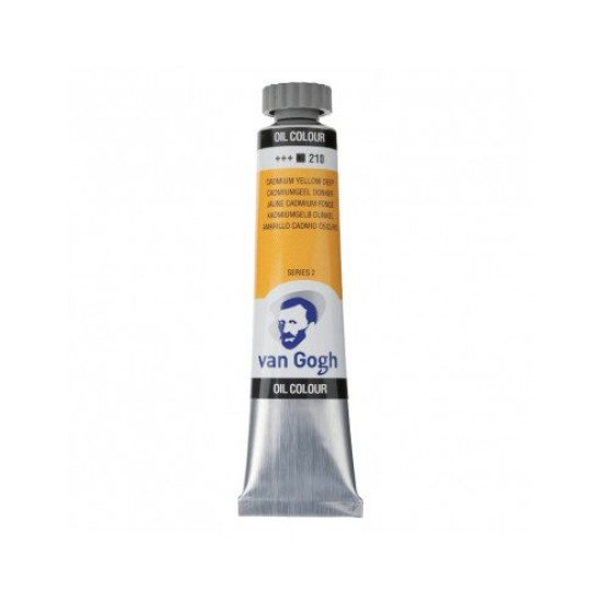 ΛΑΔΙ - CADMIUM YELLOW DEEP ( 210 ) - S2 - 20ml - VAN GOGH