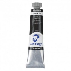 ΛΑΔΙ - IVORY BLACK ( 701 ) - S1 - 20ml - VAN GOGH