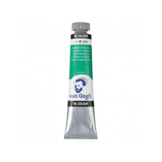 ΛΑΔΙ - PERMANENT GREEN DEEP ( 619 ) - S2 - 20ml - VAN GOGH