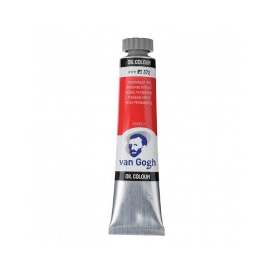 ΛΑΔΙ - PERMANENT RED ( 372 ) - S2 - 20ml - VAN GOGH