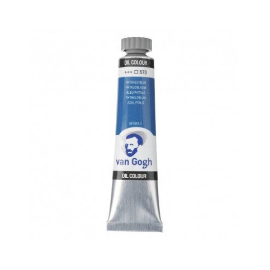 ΛΑΔΙ - PHTHALO BLUE ( 570 ) - S1 - 20ml - VAN GOGH