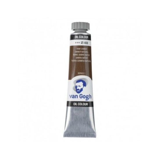 ΛΑΔΙ - RAW UMBER ( 408 ) - S1 - 20ml - VAN GOGH