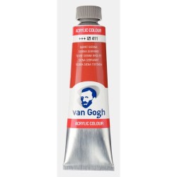 Talens van gogh ακρυλικό χρώμα 411 burnt sienna 40ml