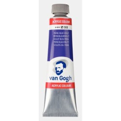 Talens van gogh ακρυλικό χρώμα 568 permanent blue violet 40ml