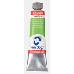 Talens van gogh ακρυλικό χρώμα 618 permanent green light 40ml