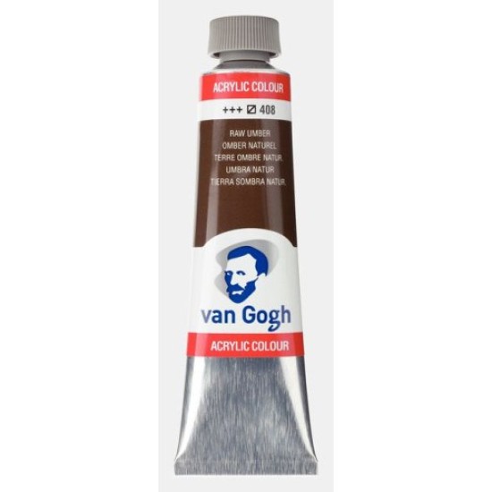 Talens van gogh ακρυλικό χρώμα 408 raw umber 40ml