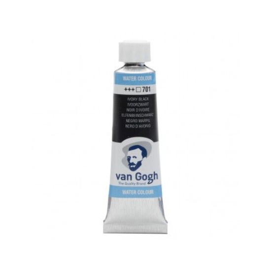 WATERCOLOR TUBE - IVORY BLACK ( 701 ) - 10ml - VAN GOGH