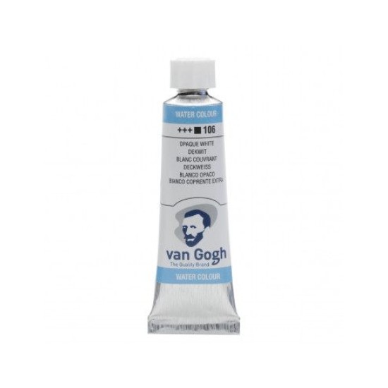WATERCOLOR TUBE - OPAQUE WHITE (106) - 10ml - VAN GOGH