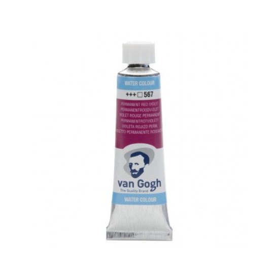 WATERCOLOR TUBE - PERMANENT RED VIOLET ( 567 ) - 10ml - VAN GOGH