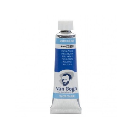 WATERCOLOR TUBE - PHTHALO BLUE ( 570 ) - 10ml - VAN GOGH