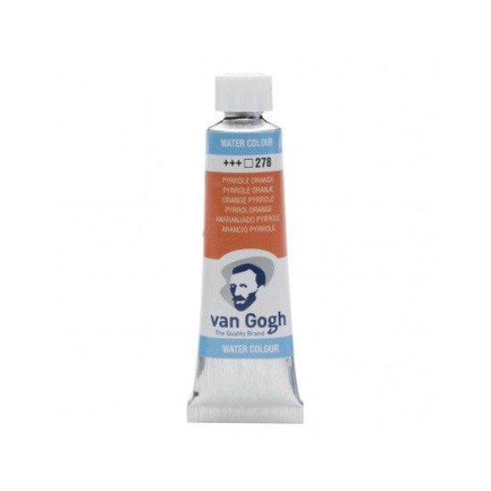 WATERCOLOR TUBE - PYRROLE ORANGE (278 ) - 10ml - VAN GOGH