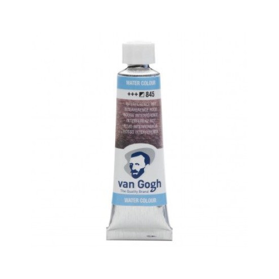 WATERCOLOR TUBE - INTERFERENCE RED ( 845 ) - 10ml - VAN GOGH