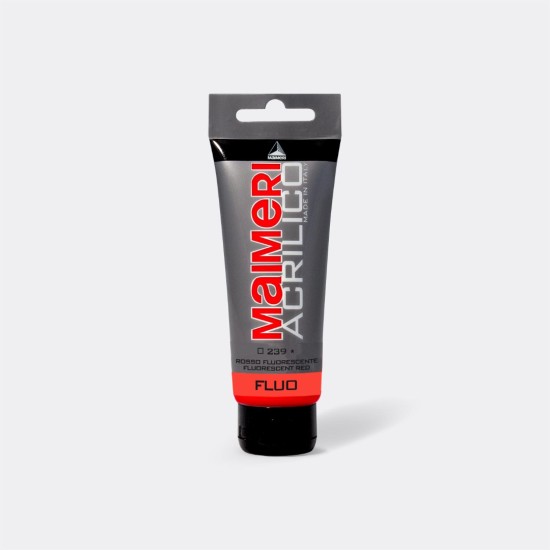 Maimeri Acrilico Ακρυλικό Χρώμα 239 Fluorescent Red 75ml