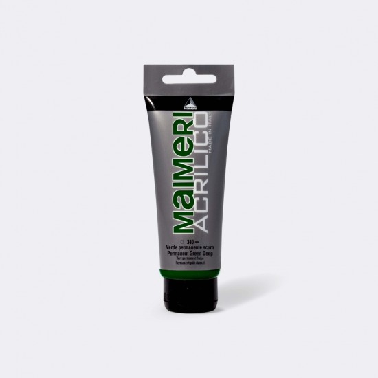 Maimeri Acrilico Ακρυλικό Χρώμα 340 Permanent Green Deep 75ml